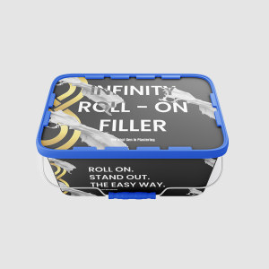 infinity spray roll on filler (plaster)