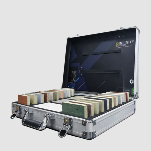 infinity spray granite semi cast sample case (23 samples)